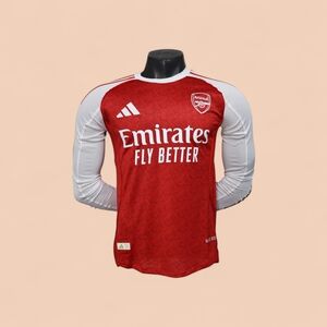 Arsenal 25/26 Football Home Kit - Long Sleeve - HeatRdy - Size M - Brand NEW NWT